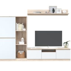 ЛОРИ Гостиная (дуб сонома светлый/белый) в Уфе - ufa.mebel24.online | фото