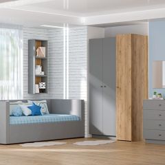Модульная гостиная Квадро (ЛДСП дуб крафт золотой) в Уфе - ufa.mebel24.online | фото 2