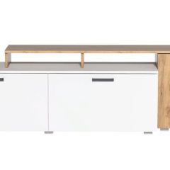 Гостиная Эльза (модульная) Дуб Крафт Золотой/Белый в Уфе - ufa.mebel24.online | фото 4