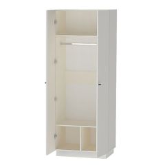 Модульная спальня Квадро (ЛДСП миндаль-дуб крафт золотой) в Уфе - ufa.mebel24.online | фото 7