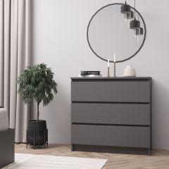 МОРИ МК 800.1 Комод (графит) в Уфе - ufa.mebel24.online | фото