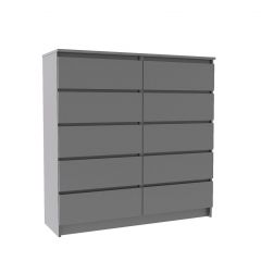 МОРИ МК 1200.10 Комод (графит) в Уфе - ufa.mebel24.online | фото 2