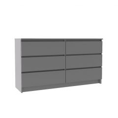 МОРИ МК 1380.6 Комод (графит) в Уфе - ufa.mebel24.online | фото 2