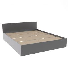 МОРИ КРМ 1600.1/1 Кровать (настил) графит в Уфе - ufa.mebel24.online | фото 2