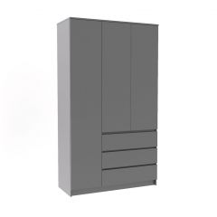 МОРИ МШ 1200.1 Шкаф (графит) в Уфе - ufa.mebel24.online | фото 2