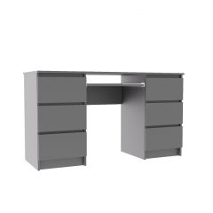 МОРИ МС-2 Стол 6 ящиков (графит) в Уфе - ufa.mebel24.online | фото 2
