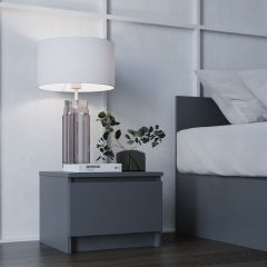 МОРИ ТПМ 400.1 Тумба прикроватная (графит) в Уфе - ufa.mebel24.online | фото