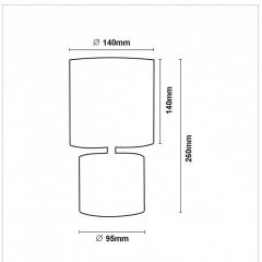 Настольная лампа декоративная Lucide Greasby 47502/81/38 в Уфе - ufa.mebel24.online | фото 4