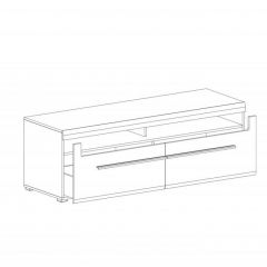 НИЦЦА Гостиная Тумба ТВ в Уфе - ufa.mebel24.online | фото 2