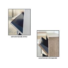Обувница Комфорт Ф 003 Фасад 3D Бамбук (4 секции) в Уфе - ufa.mebel24.online | фото 5