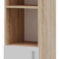 Пенал ПКС-8 Дуб сонома/Белый глянец в Уфе - ufa.mebel24.online | фото
