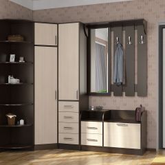 Прихожая ДИАНА-4 сек №29 (Венге/Дуб молочный) в Уфе - ufa.mebel24.online | фото 3