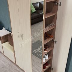 Прихожая ДОМИНО mini Бодега темный/светлый в Уфе - ufa.mebel24.online | фото 4
