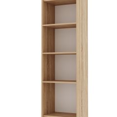 ИТАЛИЯ П-500 Пенал 1 дв. (Дуб сонома/Белый глянец) в Уфе - ufa.mebel24.online | фото 2