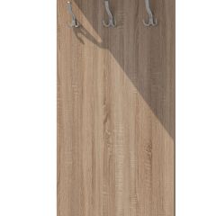 ИТАЛИЯ В-600 Вешалка (Дуб сонома/Белый глянец) в Уфе - ufa.mebel24.online | фото