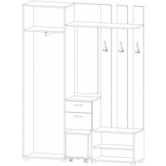 КРИСТИНА Прихожая (ЯШС/ЯШТ) УНИ в Уфе - ufa.mebel24.online | фото