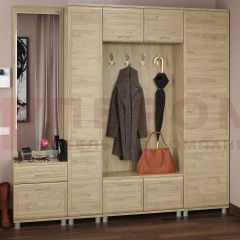Прихожая Мелисса композиция 9 (Гикори Джексон светлый) в Уфе - ufa.mebel24.online | фото 8