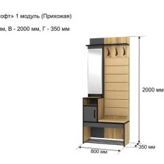 ОЛЬГА-ЛОФТ 1 Прихожая в Уфе - ufa.mebel24.online | фото 4