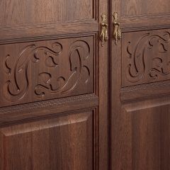 Шкаф 2-х дверный с полками ДСП №181 "Лючия" Дуб оксфорд в Уфе - ufa.mebel24.online | фото 2