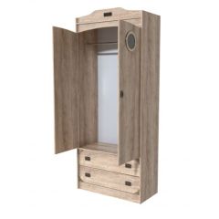Шкаф 2х ств. НКМ Мираж-1 Сек. №6 + Иллюминатор в Уфе - ufa.mebel24.online | фото 2