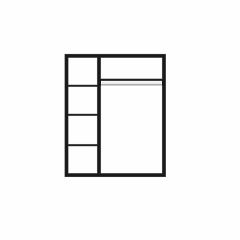 Шкаф 3-х дв. для платья и белья Карина-3 орех (К3Ш1/3[1]) в Уфе - ufa.mebel24.online | фото 2
