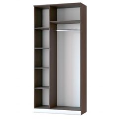 Шкаф 3-х ств НКМ ВЕНЕЦИЯ-1 Секция- 8 (Венге/Белое дерево) в Уфе - ufa.mebel24.online | фото 2
