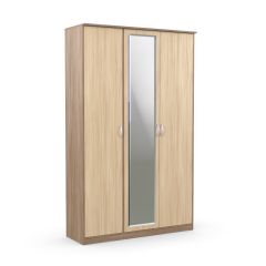 Шкаф 3-х створчатый Дуэт Люкс с зеркалом в Уфе - ufa.mebel24.online | фото 5