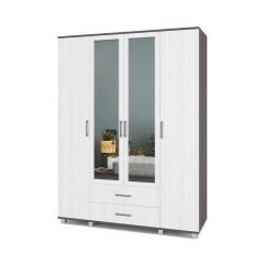 ЕВА Шкаф 4-х дверный Е43 в Уфе - ufa.mebel24.online | фото