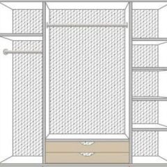 Шкаф 4-х дверный с зеркалами (02.144) Рома (беж) в Уфе - ufa.mebel24.online | фото 2