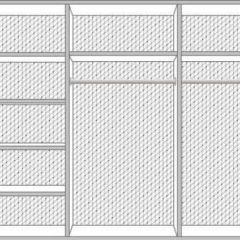 Шкаф 6-ти дверный с зеркалами (08.246) Ирина (беж) в Уфе - ufa.mebel24.online | фото 2