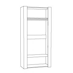 Шкаф для одежды 13.133 Амели в Уфе - ufa.mebel24.online | фото 2