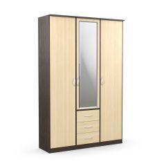 Шкаф комбинированный Дуэт Люкс с зеркалом в Уфе - ufa.mebel24.online | фото
