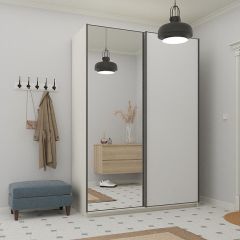 Шкаф-купе 1400 серии SOFT D1+D3+B2+PL1 (2 ящика+1штанга) профиль «Графит» в Уфе - ufa.mebel24.online | фото 4