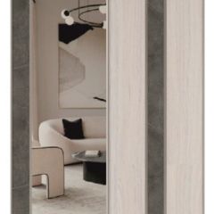 Шкаф-купе 1500 серии SILVER S1+S1+B2+PL2 (2 ящика+1 штанга+1 полка) профиль «Серебро» в Уфе - ufa.mebel24.online | фото 8