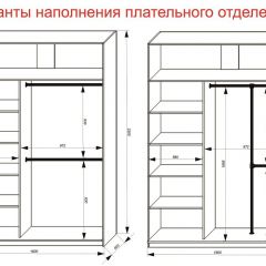 Шкаф-купе 1600 серии SOFT D6+D4+B2+PL2 (2 ящика+1штанга+1 полка) профиль «Капучино» в Уфе - ufa.mebel24.online | фото 9