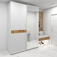 Шкаф-купе 1600 серии SOFT D6+D4+B2+PL2 (2 ящика+1штанга+1 полка) профиль «Капучино» в Уфе - ufa.mebel24.online | фото 5