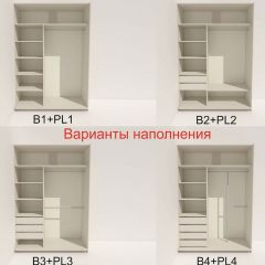 Шкаф-купе 1600 серии SOFT D6+D4+B2+PL2 (2 ящика+1штанга+1 полка) профиль «Капучино» в Уфе - ufa.mebel24.online | фото 7
