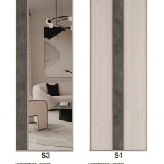 Шкаф-купе 1950 серии SILVER S3+S1+S4 B22+PL3 (по 2 ящика лев/прав+2 штанги) профиль «Серебро» в Уфе - ufa.mebel24.online | фото 12