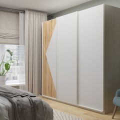 Шкаф-купе 2100 серии SOFT D7+D3+D3+B22+PL4 (по 2 ящика лев/прав+2штанги) профиль «Капучино» в Уфе - ufa.mebel24.online | фото 5