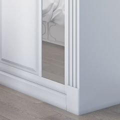 Шкаф-купе 2150 серии NEW CLASSIC K6Z+K1+K6+B22+PL2(по 2 ящика лев/прав+1 штанга+1 полка) профиль «Капучино» в Уфе - ufa.mebel24.online | фото 5