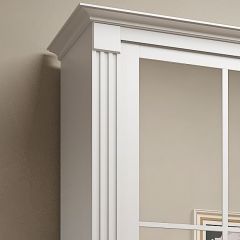 Шкаф-купе 2450 серии NEW CLASSIC K4+K4+K4+B22+PL4 (по 2 ящика лев/прав+F обр.штанга) профиль «Капучино» в Уфе - ufa.mebel24.online | фото 4