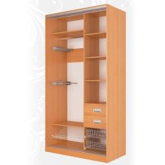 Шкаф-купе Жаклин 1200 вариант-1 (ЛДСП/ЛДСП) в Уфе - ufa.mebel24.online | фото 2