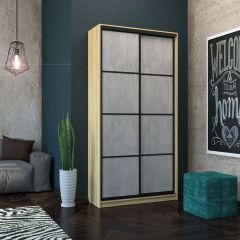 Шкаф-купе Лофт 1200 Шк12-47 (Дуб Сонома) в Уфе - ufa.mebel24.online | фото 14