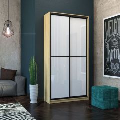 Шкаф-купе Лофт 1200 Шк12-60 (Дуб Сонома) в Уфе - ufa.mebel24.online | фото 11