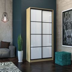 Шкаф-купе Лофт 1200 Шк12-60 (Дуб Сонома) в Уфе - ufa.mebel24.online | фото 12