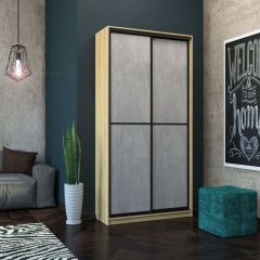 Шкаф-купе Лофт 1200 Шк12-60 (Дуб Сонома) в Уфе - ufa.mebel24.online | фото 13