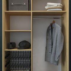 Шкаф-купе Лофт 1200 Шк12-60 (Дуб Сонома) в Уфе - ufa.mebel24.online | фото 3