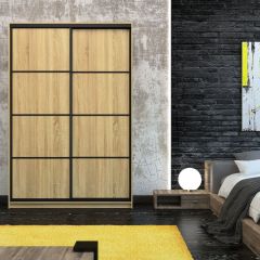 Шкаф-купе Лофт 1600 Шк16-60 (Дуб Сонома) в Уфе - ufa.mebel24.online | фото 7