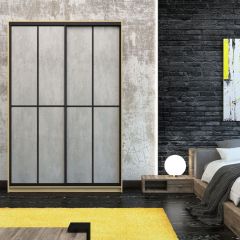 Шкаф-купе Лофт 1600 Шк16-60 (Дуб Сонома) в Уфе - ufa.mebel24.online | фото 13