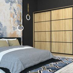 Шкаф-купе Лофт 2400 Шк24-60 (Дуб Сонома) в Уфе - ufa.mebel24.online | фото 7